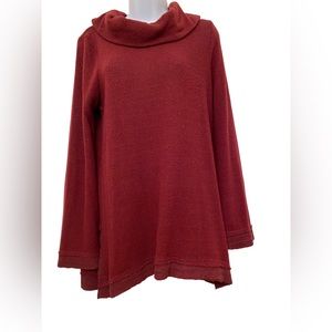 Maeve by Anthropologie. Size small tunic top. Deep burgundy color